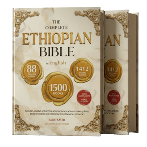 🎄📖 Complete Ethiopian Bible – Hardcover Collector’s Edition 🎁 Ultimate Christmas Gift for Faith & Study✨