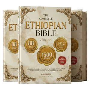 🎄📖 Complete Ethiopian Bible – Hardcover Collector’s Edition 🎁 Ultimate Christmas Gift for Faith & Study✨