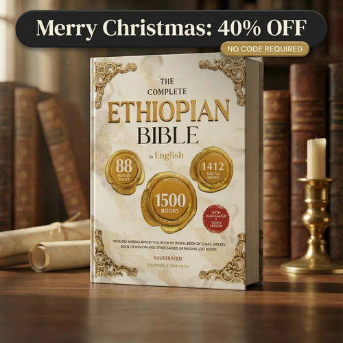 🎄📖 Complete Ethiopian Bible – Hardcover Collector’s Edition 🎁 Ultimate Christmas Gift for Faith & Study✨