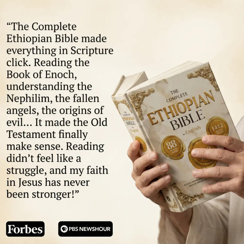 🎄📖 Complete Ethiopian Bible – Hardcover Collector’s Edition 🎁 Ultimate Christmas Gift for Faith & Study✨