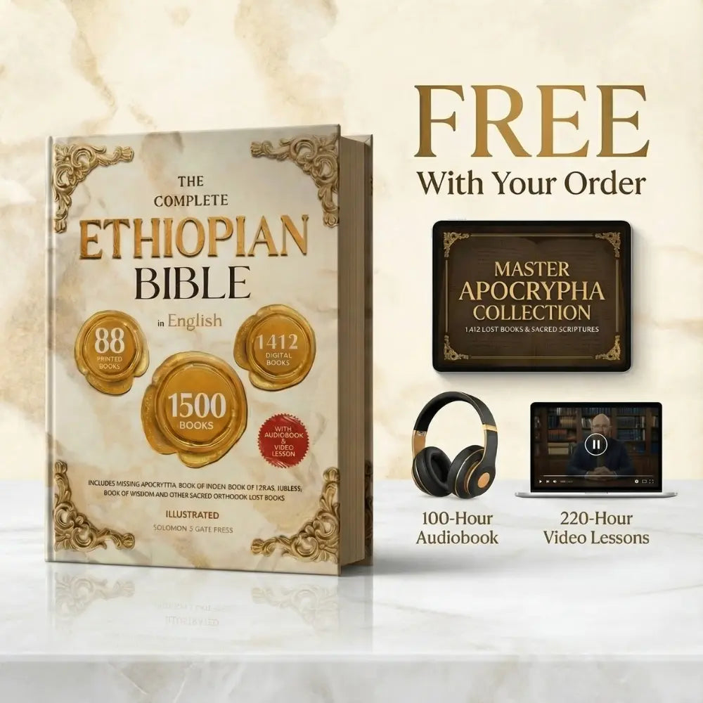 🎄📖 Complete Ethiopian Bible – Hardcover Collector’s Edition 🎁 Ultimate Christmas Gift for Faith & Study✨