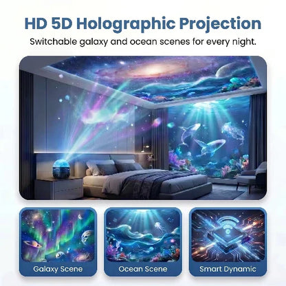 Official Store | 💕🎁LUMIVO™ 360° Smart Holographic Starry Sky Projector (HD Smart Dynamic 5D)
